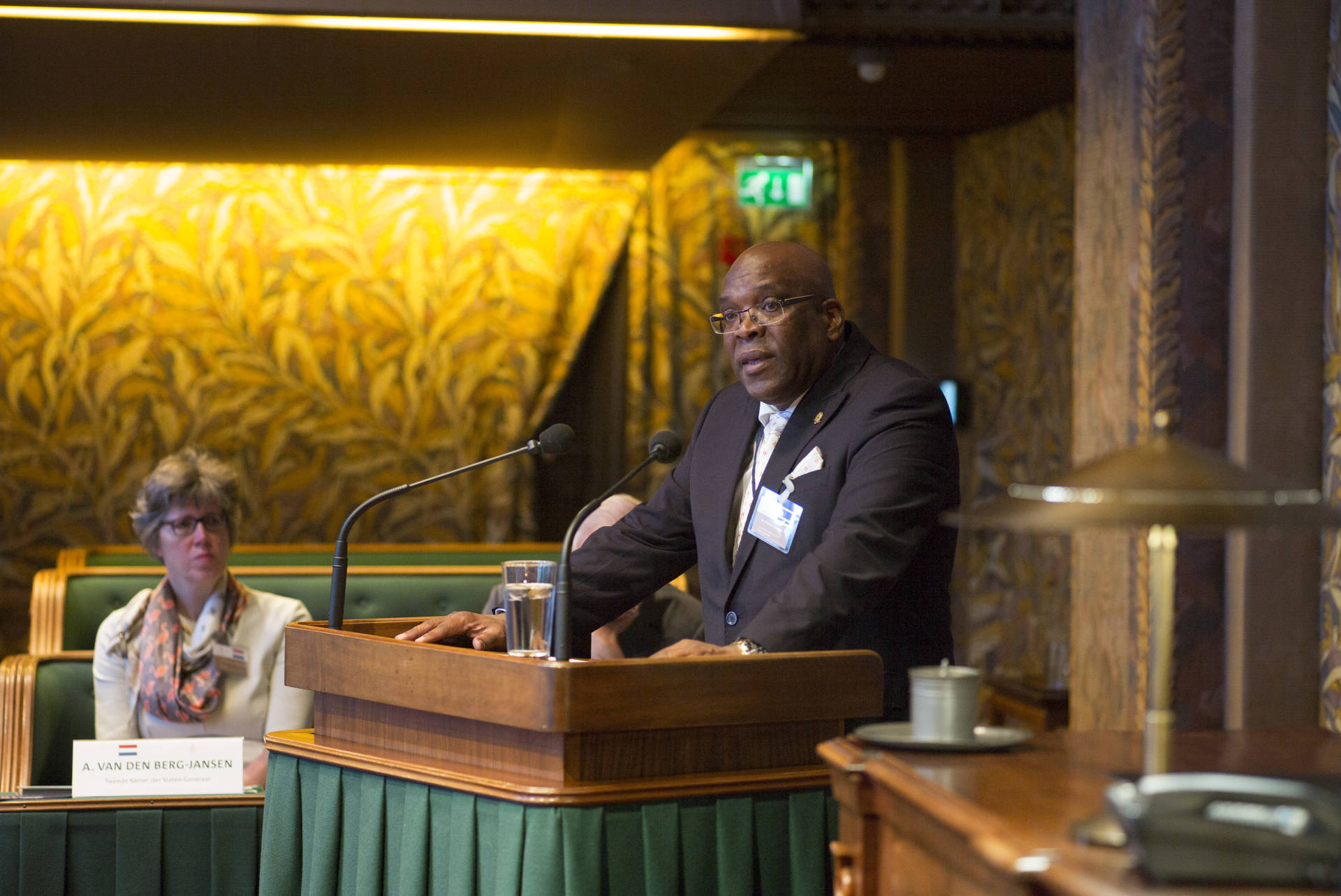 Statenvoorzitter van Curaçao William Millerson