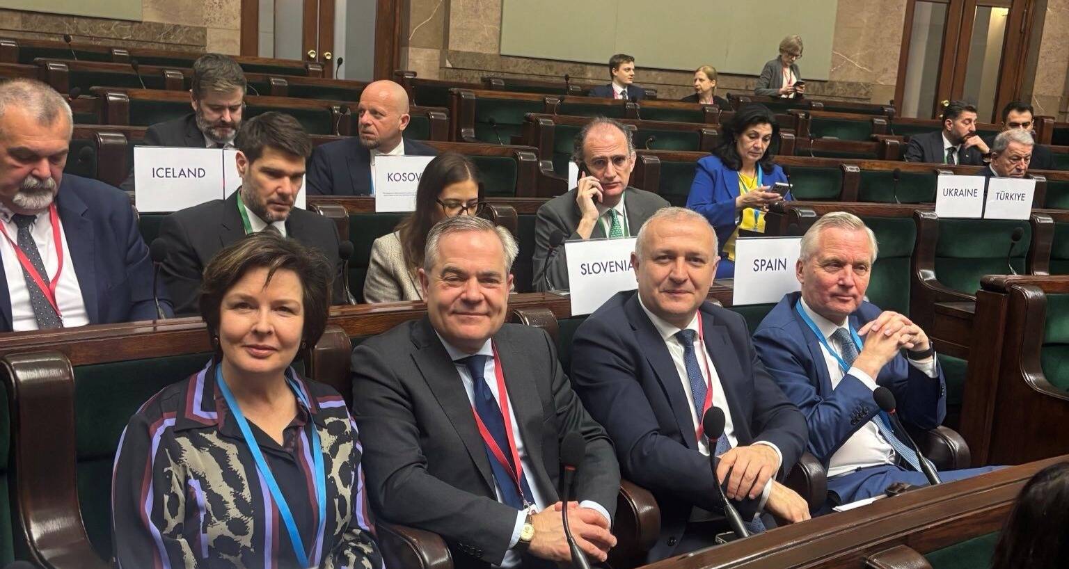 De Nederlandse delegatie aan de GBVB-conferentie