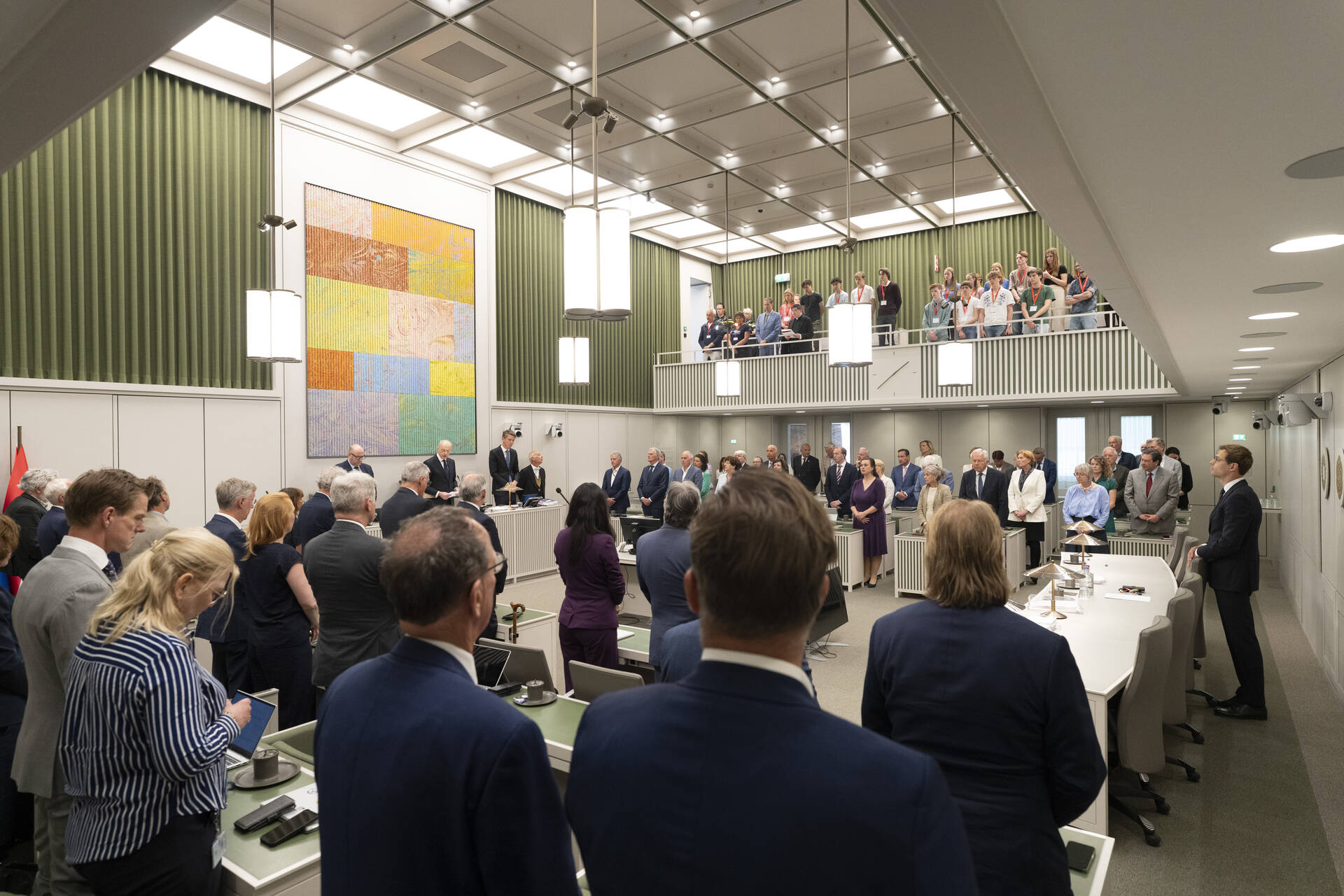De plenaire zaal tijdens de herdenking