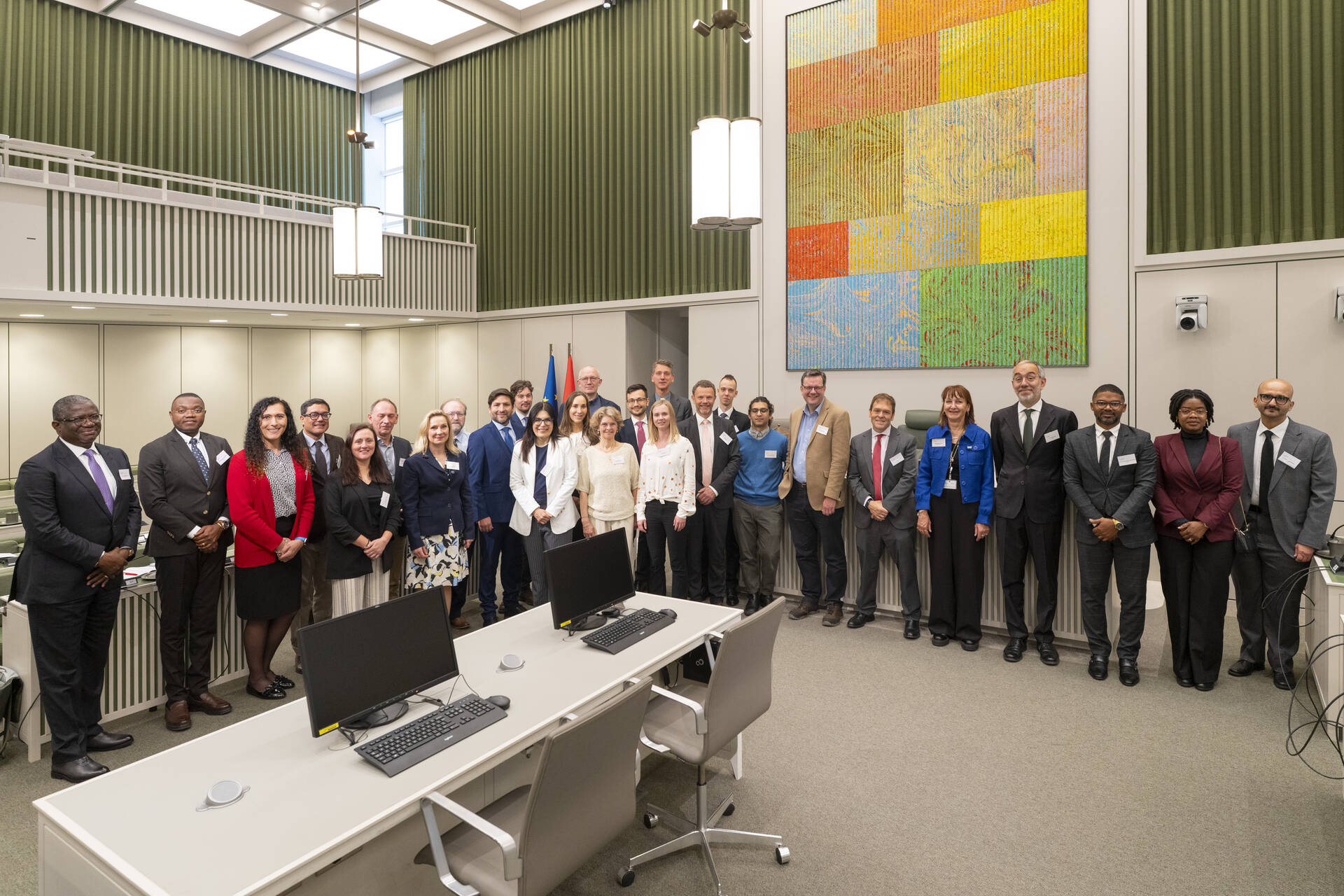 Deelnemers aan de IPU-bijeenkomst