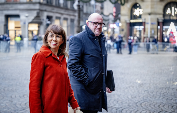 Mei Li Vos en Remco Nehmelman op de Dam