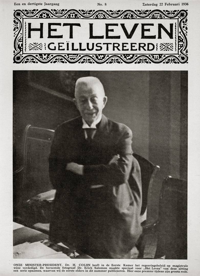 (Afbeelding 1) Foto Erich Salomon, in Het leven, 22 feb. 1936.