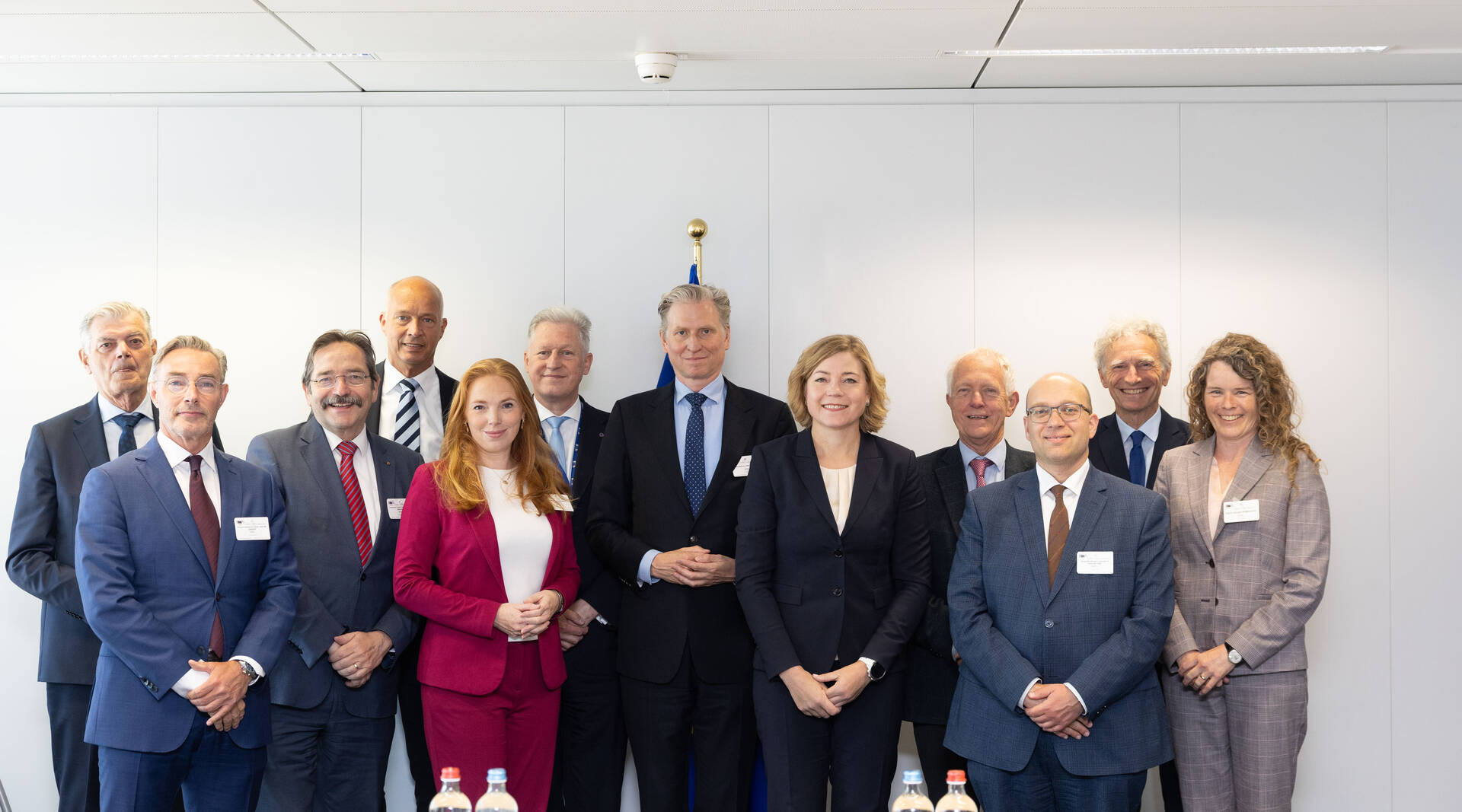 Senatoren met Henna Virkkunen, uitvoerend vice-president van de Europese Commissie 