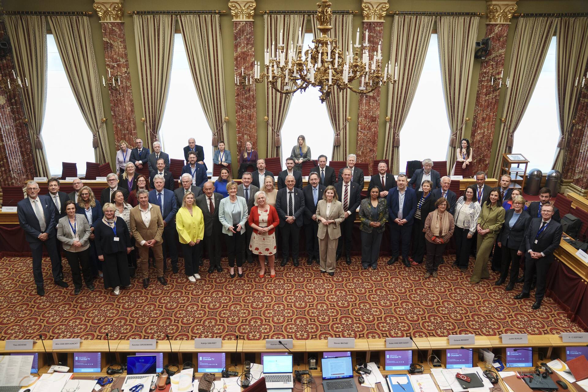 Kamerdelegatie bij plenaire zitting Beneluxparlement in Luxemburg